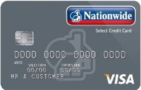 nationwide select credit card not contactless|nationwide cash back credit card.